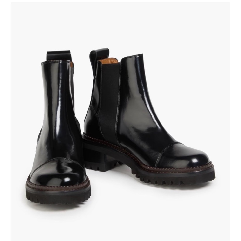 See By Chloe Black Ankle Boots